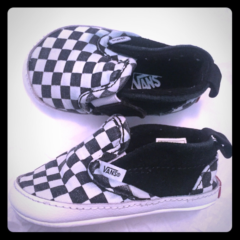 Vans Classic Checkerboard Crib Shoes
